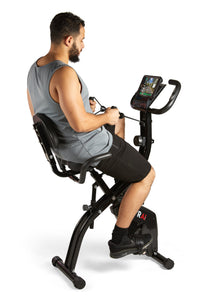 Thumbnail for VRAi Fitness SXB-350 Folding Exercise Bike With Bluetooth App Compatibility  [Ultimate Fitness Bundle]