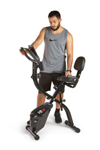 Thumbnail for VRAi Fitness SXB-350 Folding Exercise Bike With Bluetooth App Compatibility  [Ultimate Fitness Bundle]