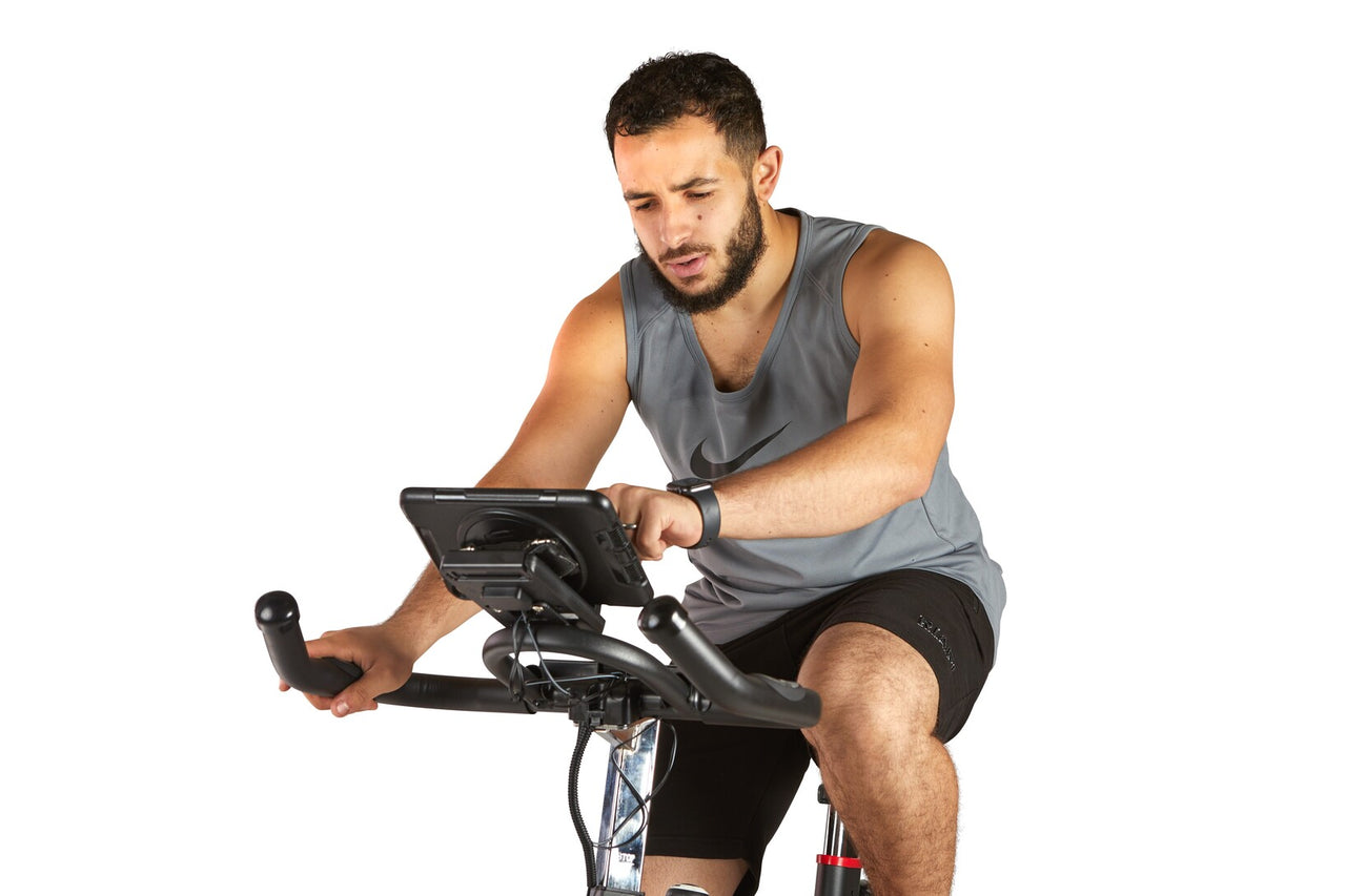 VRAi FITNESS SB1000X EXERCISE SPIN BIKE WITH BLUETOOTH APP COMPATIBILITY [Ultimate Fitness Bundle]