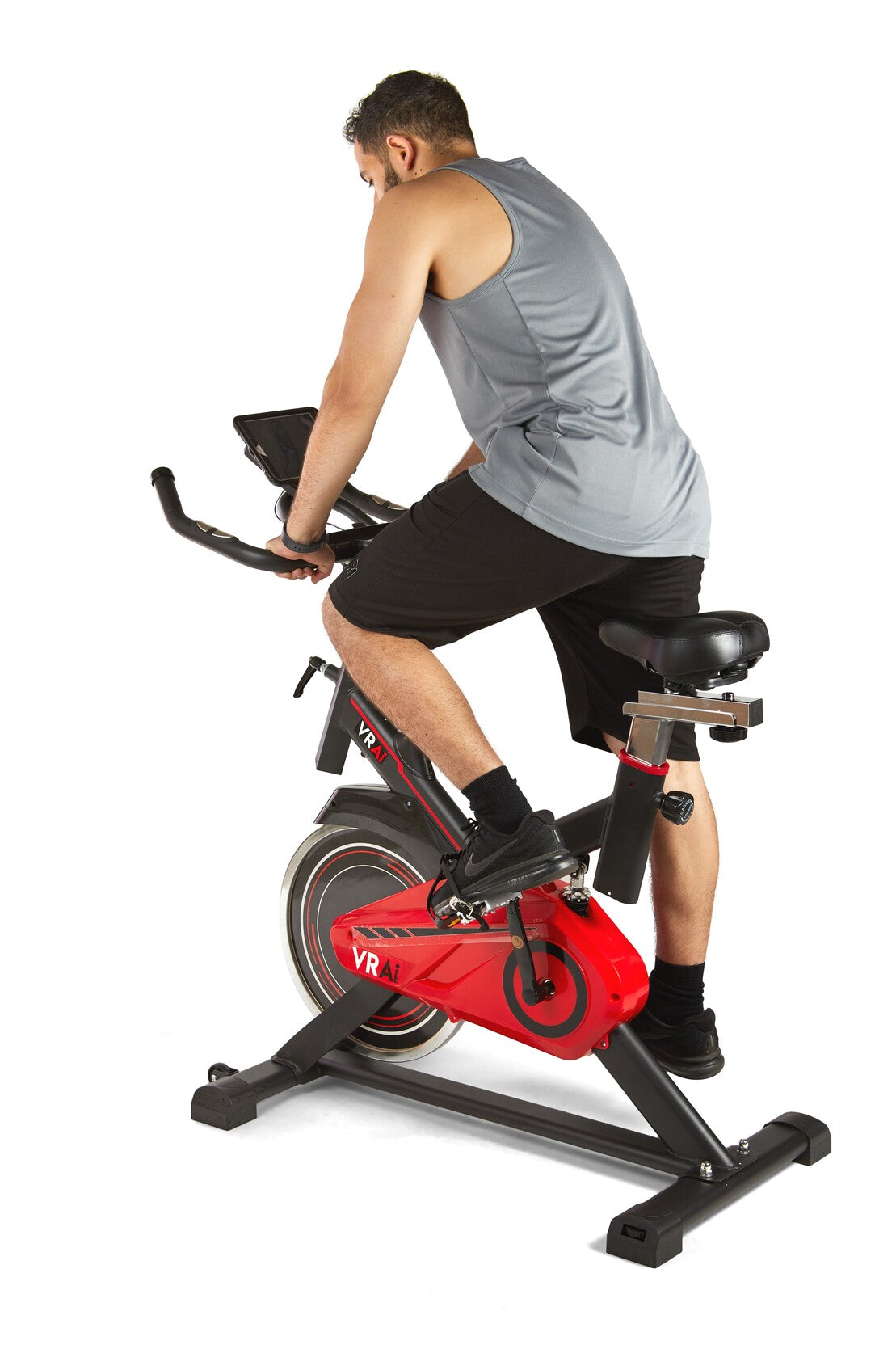 VRAi FITNESS SB1000X EXERCISE SPIN BIKE WITH BLUETOOTH APP COMPATIBILITY [Ultimate Fitness Bundle]