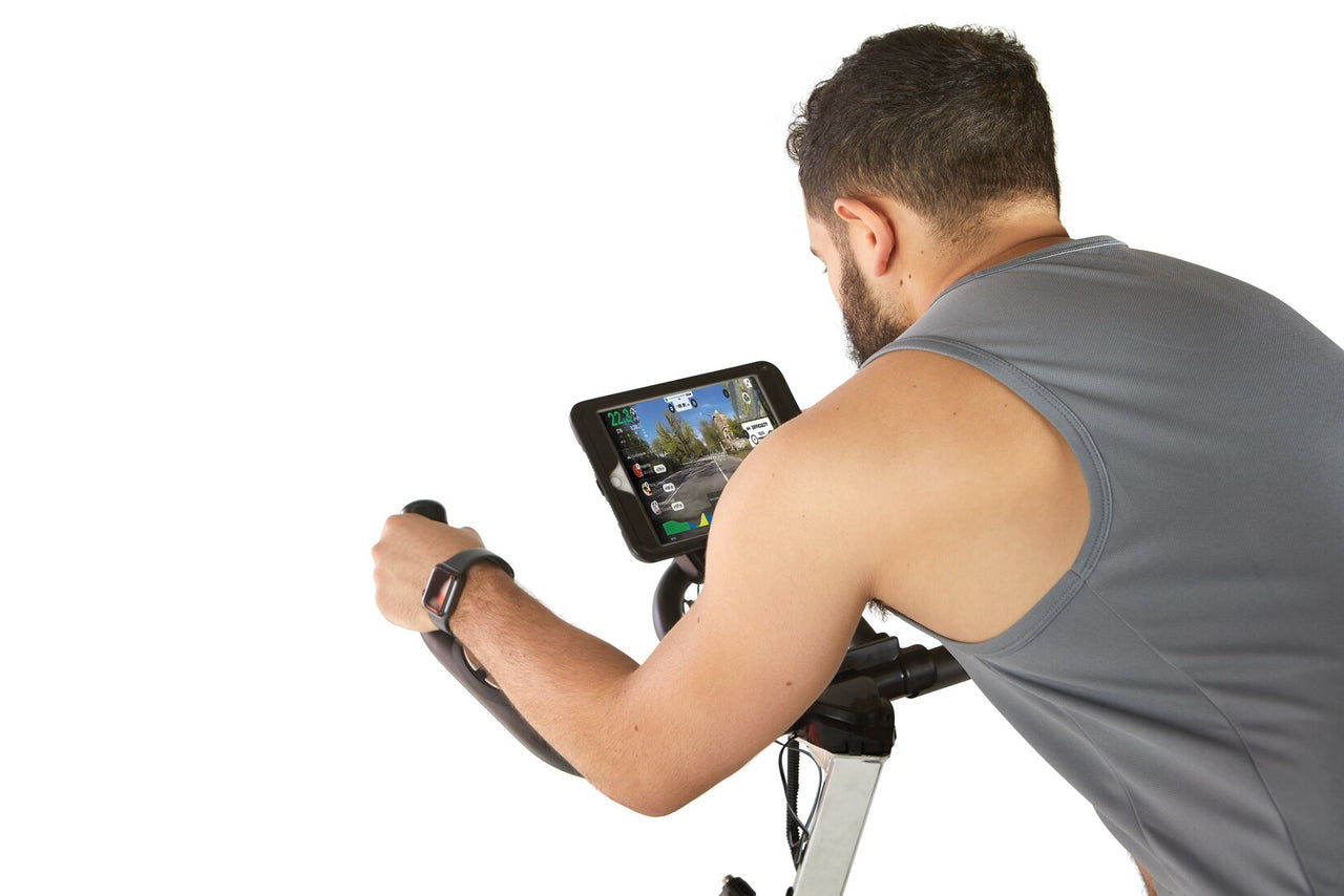 VRAi FITNESS SB1000X EXERCISE SPIN BIKE WITH BLUETOOTH APP COMPATIBILITY [Ultimate Fitness Bundle]