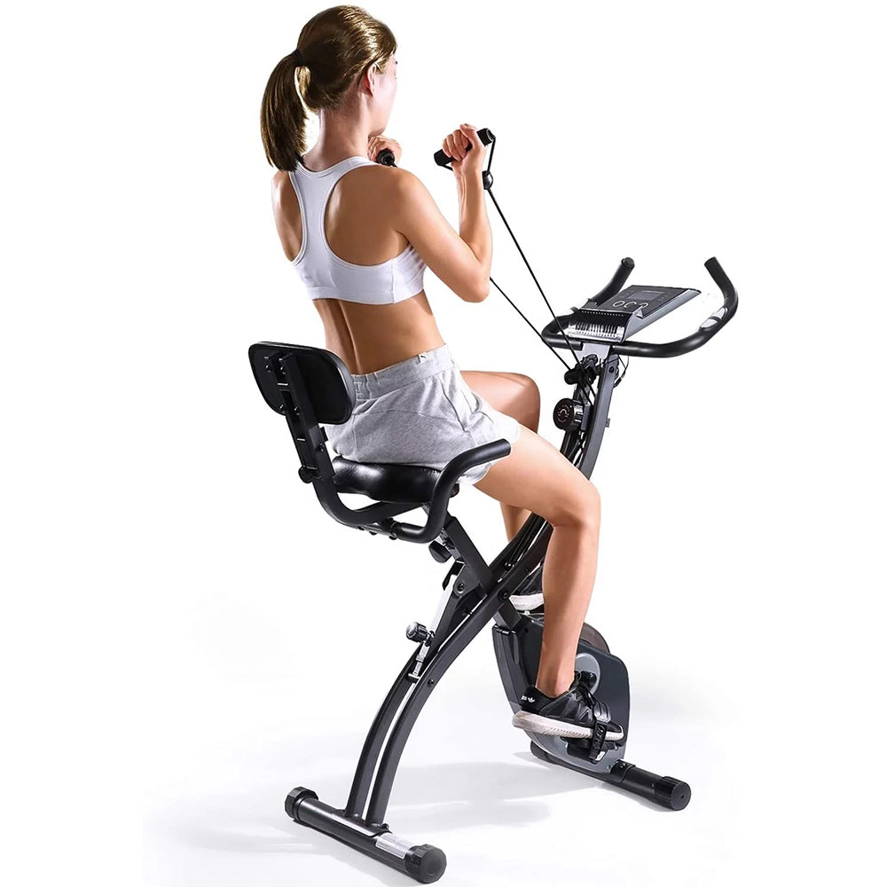 VRAi Fitness SXB-350 Folding Exercise Bike With Bluetooth App Compatibility  [Ultimate Fitness Bundle]