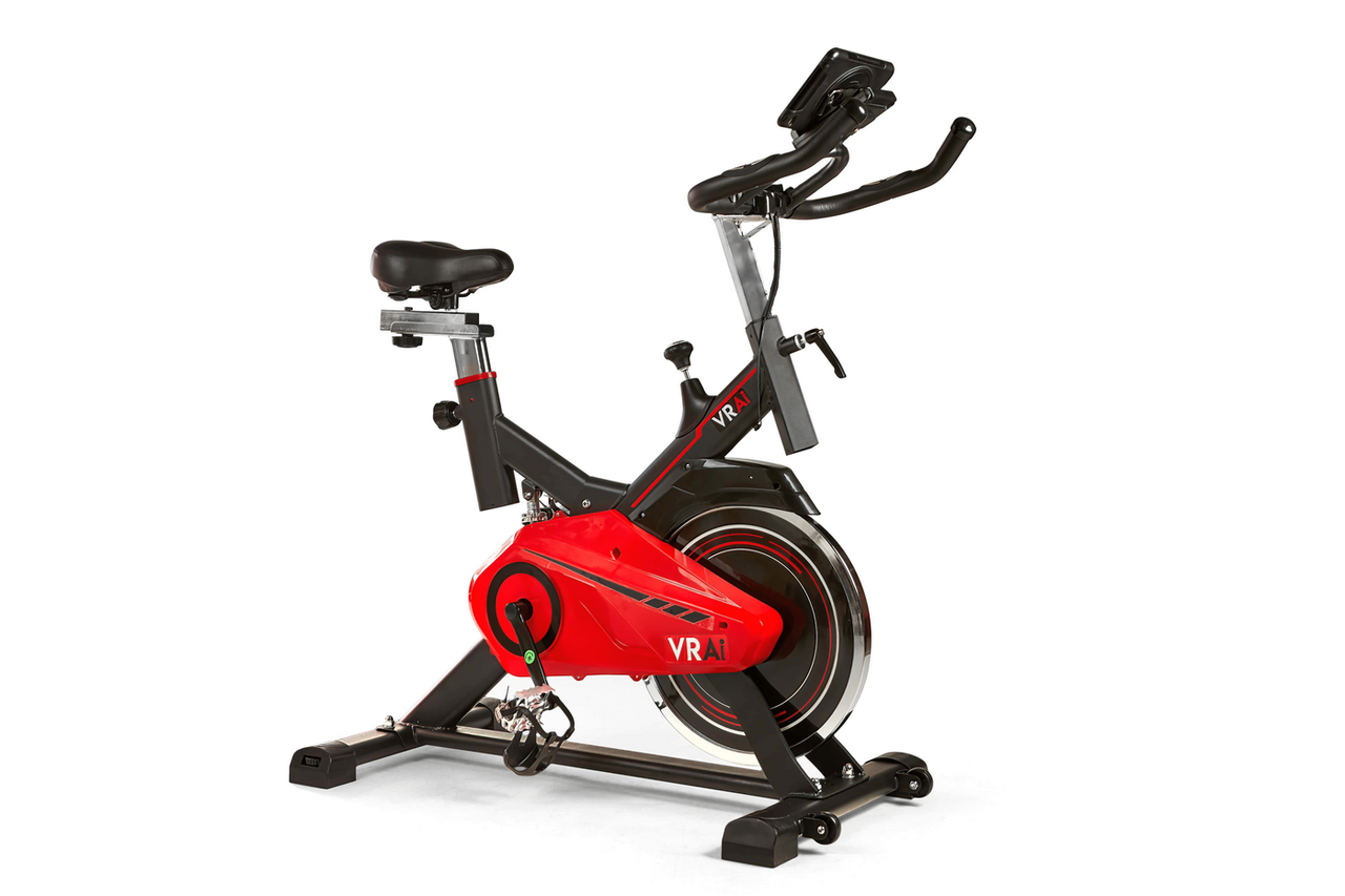 VRAi FITNESS SB1000X EXERCISE SPIN BIKE WITH BLUETOOTH APP COMPATIBILITY [Ultimate Fitness Bundle]