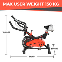 Thumbnail for VRAi FITNESS SB1000X EXERCISE SPIN BIKE WITH BLUETOOTH APP COMPATIBILITY [Ultimate Fitness Bundle]